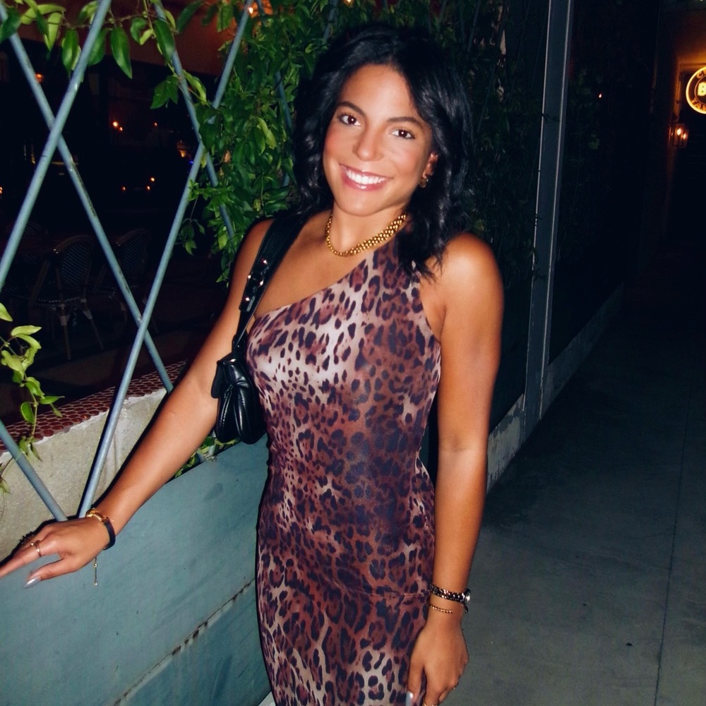 ASOS maxi dress ! cheetah dress! size small!